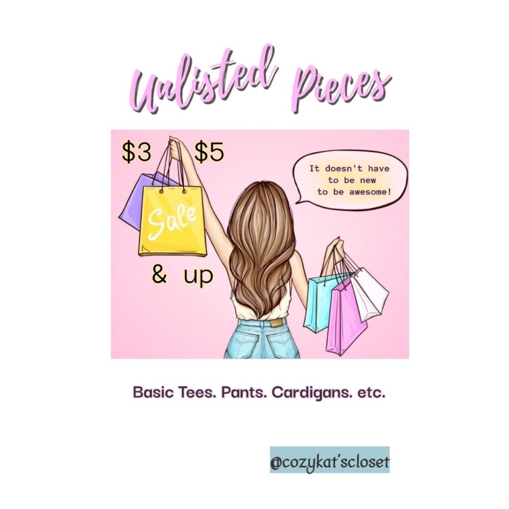 Unlisted and preowned women's pieces.